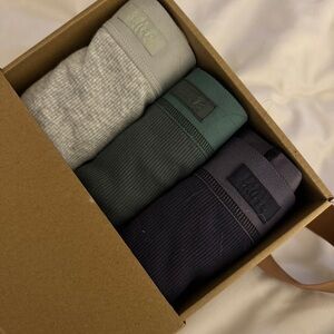 Men's Underwear Set - Gray, Green, Black